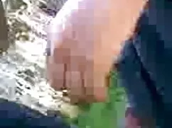 आबनूस लड़की दिखाती ह ...